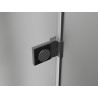 Mexen Lunar-B L zakretna tuš-kabina lijeva 100 x 80 cm, prozirna, tamni metal - 832L-100-080-95-00-L