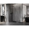 Mexen Lunar-B L zakretna tuš-kabina lijeva 100 x 80 cm, prozirna, tamni metal - 832L-100-080-95-00-L