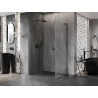 Mexen Lunar-B L lijeva preklopna tuš kabina 100 x 90 cm, prozirna, pištolj metal - 832L-100-090-95-00-L