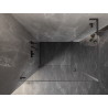 Mexen Lunar-B L lijeva preklopna tuš kabina 100 x 90 cm, prozirna, pištolj metal - 832L-100-090-95-00-L