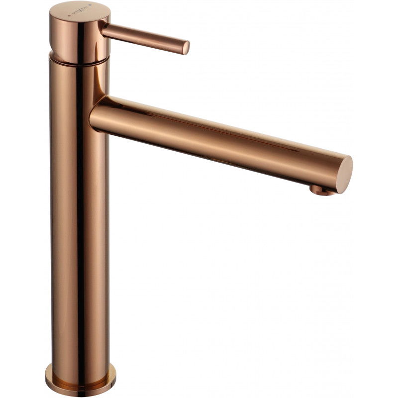 Mexen Elba hohe Waschbeckenarmatur, Roségold - 74110-60