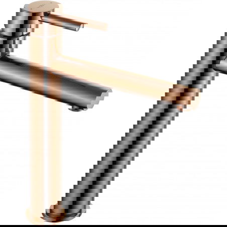 Mexen Elba augsts izlietnes krāns, rozā zelts - 74110-60