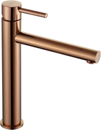 Mexen Elba rubinetto alto per lavabo, oro rosa - 74110-60