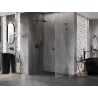 Mexen Lunar-B L cabine de douche gauche pivotante 100 x 70 cm, transparente, gun metal - 832L-100-070-95-00-L