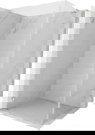 Mexen Lunar-B L duschkabin svängbar vänster 85 x 70 cm, transparent, borstad nickel - 832L-085-070-97-00-L