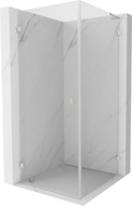 Mexen Lunar-B L cabine de douche pivotante gauche 80 x 80 cm, transparent, nickel brossé- 832L-080-080-97-00-L