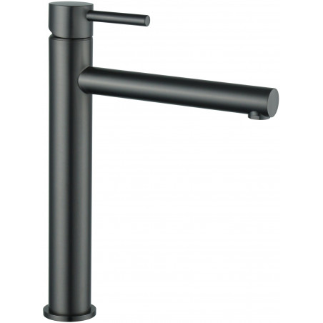 Mexen Elba hoge wastafelkraan, geborsteld gun gray - 74110-66
