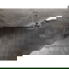 Mexen Lunar-B L Duschkabine mit Schwingtür links 100 x 100 cm, transparent, gebürsteter Nickel- 832L-100-100-97-00-L