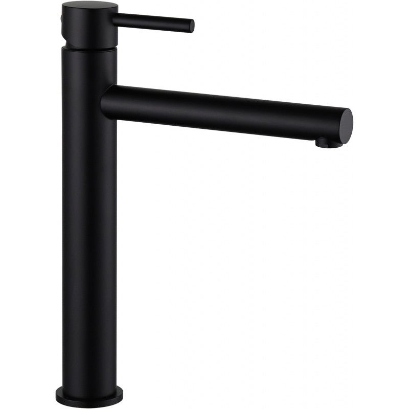 Mexen Elba grifo de lavabo alto, negro - 74110-70