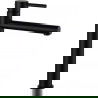 Mexen Elba grifo de lavabo alto, negro - 74110-70