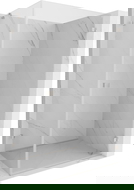 Mexen Lunar-B Duschkabine rechts öffnend 85 x 80 cm, transparent, gebürstetes Nickel - 832-085-080-97-00-P