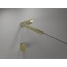 Mexen Lunar-B L cabine de douche pivotante droite 100 x 90 cm, transparente, or - 832L-100-090-50-00-P