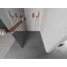 Mexen Kioto+ dušisein koos riiuliga Walk-in 70 x 200 cm, peegel, roosa kuld - 800-070-121-60-50