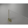 Mexen Lunar-B L cabine de douche battante droite 100 x 100 cm, transparent, or - 832L-100-100-50-00-P