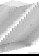 Mexen Lunar-B draaideur douchecabine rechts 100 x 90 cm, transparant, geborsteld nikkel - 832-100-090-97-00-P