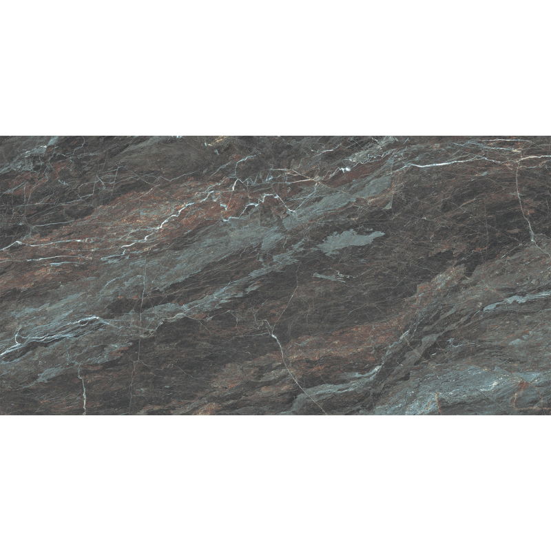 Mexen Sintra Gres verde vidrado retificado G1, azulejo de piso e parede 120 x 60 cm, alto brilho - TL204-120-060-06