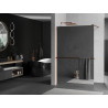 Mexen Kioto+ dušisein riiuliga Walk-in 100 x 200 cm, peegel, roosa kuld - 800-100-121-60-50