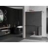 Mexen Kioto+ paroi de douche avec tablette Walk-in 110 x 200 cm, miroir, or rose - 800-110-121-60-50