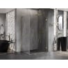 Mexen Lunar-B L cabine de douche pivotante droite 75 x 70 cm, transparente, or brossé - 832L-075-070-55-00-P