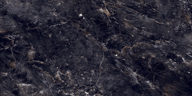 Mexen Rokocha Black gres esmaltado rect. G1, azulejo de suelo y pared 120 x 60 cm, alto brillo - TL205-120-060-01