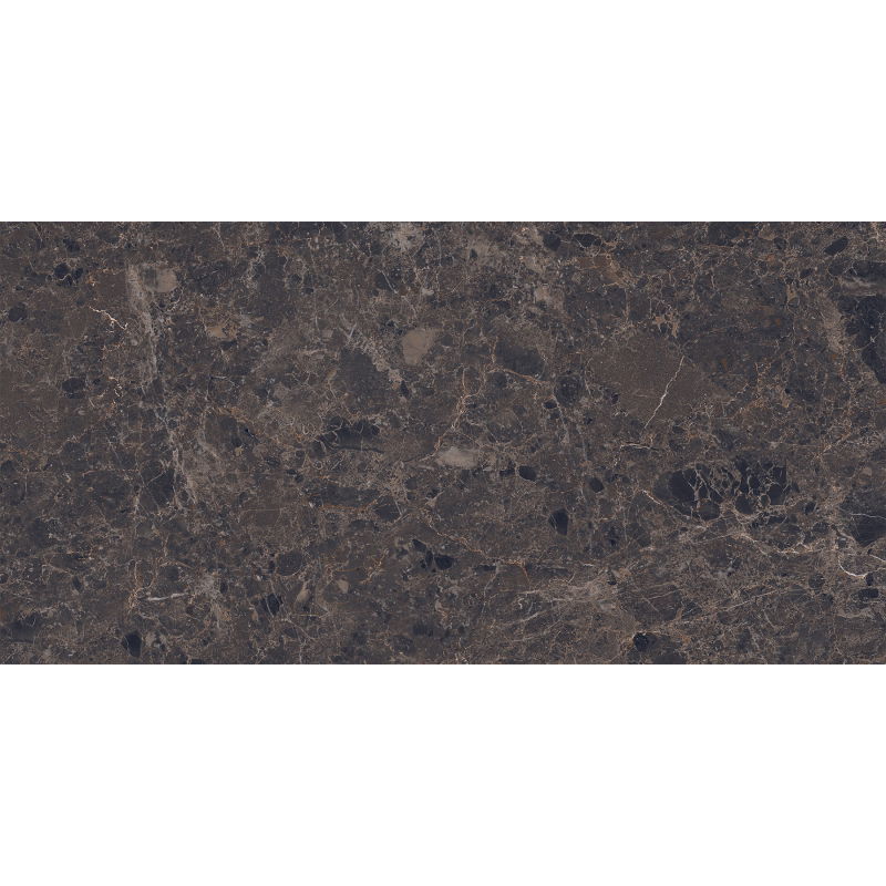 Mexen Slik Emperador Brown gepolijst gerectificeerd gres. G1, vloer- en wandtegel 120 x 60 cm, hoogglans - TL207-120-060-00