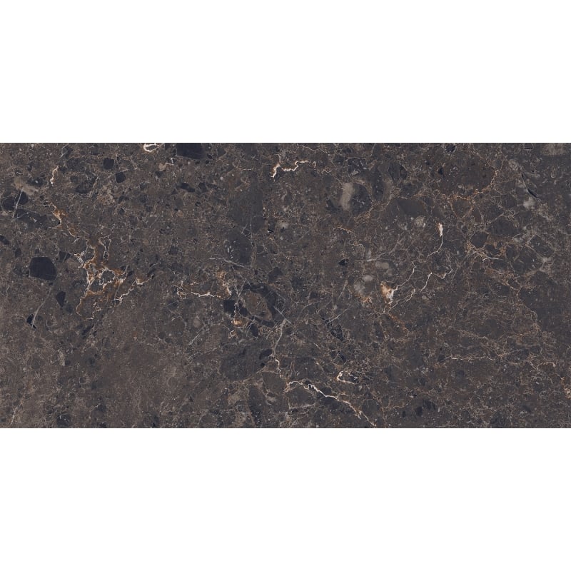 Mexen Slik Emperador Brown gres szkliwiony rekt. G1, płytka podłogowo-ścienna 120 x 60 cm, wysoki połysk - TL207-120-060-00