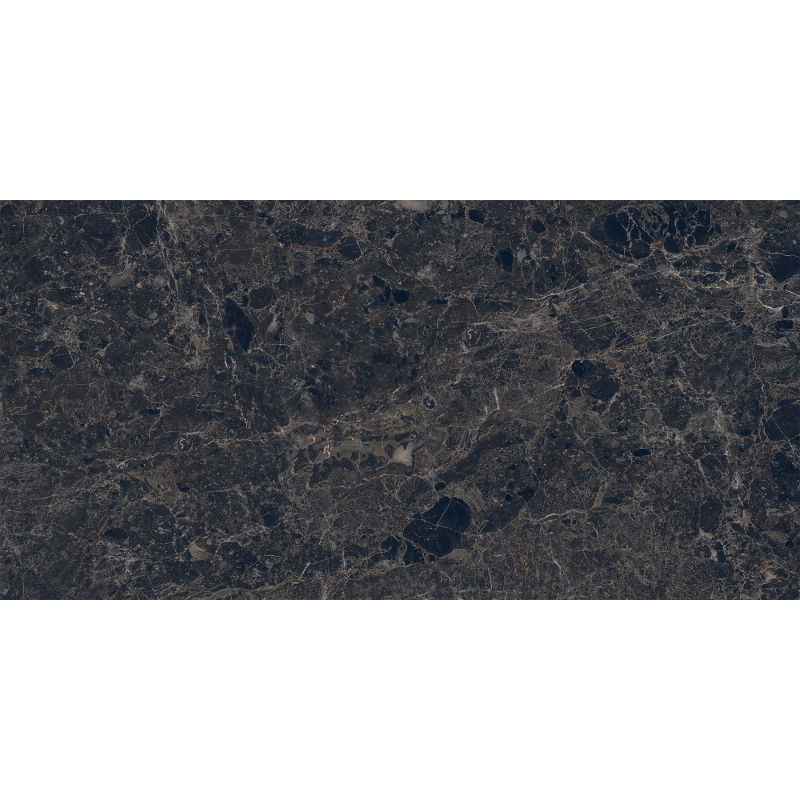 Mexen Slik Emperador Black gres smaltato rett. G1, piastrella da pavimento e da parete 120 x 60 cm, alta lucentezza