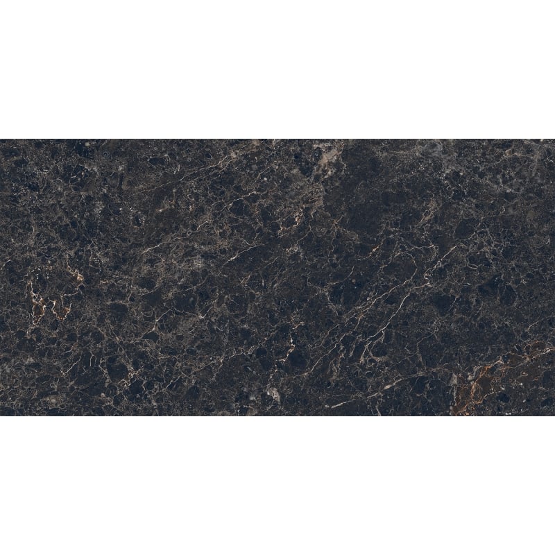 Mexen Slik Emperador Black gres esmaltado rect. G1, baldosa para suelo y pared 120 x 60 cm, alto brillo - TL207-120-060-01