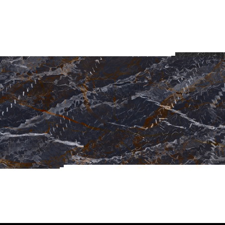 Mexen Orlo Black gres szkliwiony rekt. G1, płytka podłogowo-ścienna 120 x 60 cm, wysoki połysk - TL211-120-060-00