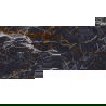 Mexen Orlo Zwart geglazuurd grijs gerectificeerd. G1, vloer-wandtegel 120 x 60 cm, hoogglans - TL211-120-060-00
