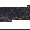 Mexen Orlo Zwart geglazuurd grijs gerectificeerd. G1, vloer-wandtegel 120 x 60 cm, hoogglans - TL211-120-060-00