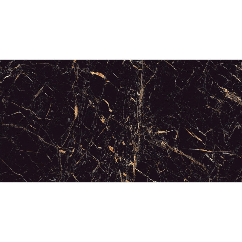 Mexen Python Gold gres szkliwiony rekt. G1, płytka podłogowo-ścienna 120 x 60 cm, wysoki połysk - TL212-120-060-00