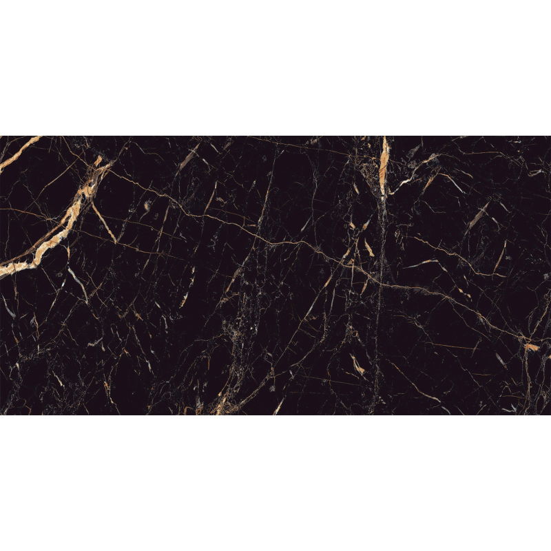 Mexen Python Kultaa kiiltävä suoristettu posliinilaatta G1, lattia- ja seinälaatta 120 x 60 cm, korkea kiilto