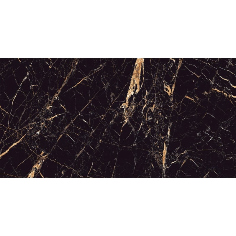 Mexen Python Gold glasiertes Feinsteinzeug rek. G1, Boden- und Wandfliese 120 x 60 cm, hochglänzend - TL212-120-060-00