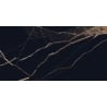 Mexen Fossil Zwart geglazuurde gerectificeerde gres G1, vloer- en wandtegel 120 x 60 cm, hoge glans - TL213-120-060-00
