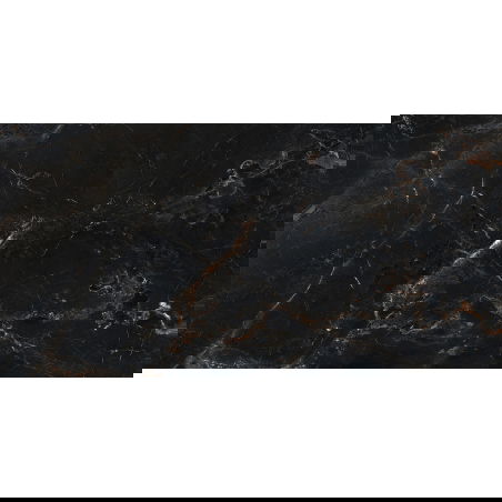 Mexen Marquino Black gres esmaltado rect. G1, azulejo de suelo y pared 120 x 60 cm, alto brillo - TL214-120-060-00
