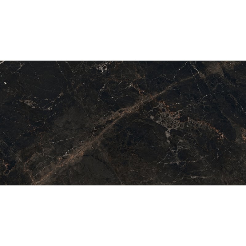 Mexen Marquino Zwart geglazuurd gres gerect. G1, vloer- en wandtegel 120 x 60 cm, hoogglans - TL214-120-060-00