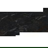 Mexen Marquino Noir grès émaillé rectifié G1, carreau sol-mur 120 x 60 cm, haute brillance - TL214-120-060-00