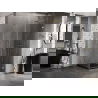 Mexen Lunar-B L Duschkabine rechts schwenkbar 80 x 80 cm, transparent, gebürstetes Gold - 832L-080-080-55-00-P