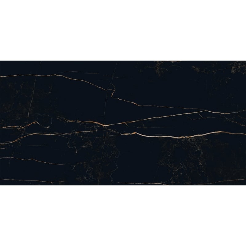 Mexen Flamingo Μαύρο γυαλισμένο γκρε σκληρινόμενο ρ. G1, πλακάκι