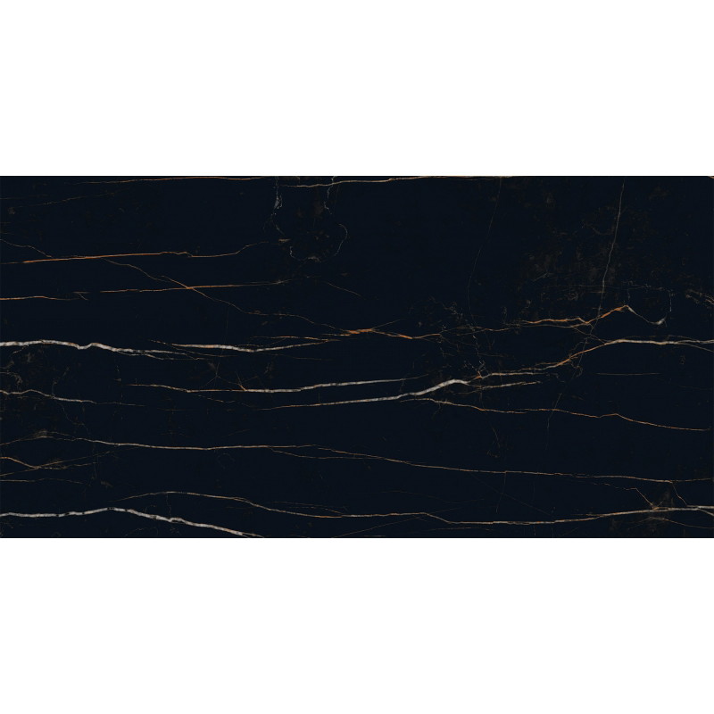 Mexen Flamingo Black gres szkliwiony rekt. G1, płytka podłogowo-ścienna 120 x 60 cm, wysoki połysk - TL215-120-060-00