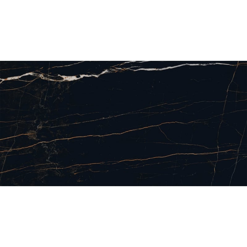 Mexen Flamingo Μαύρο γυαλισμένο γκρε σκληρινόμενο ρ. G1, πλακάκι