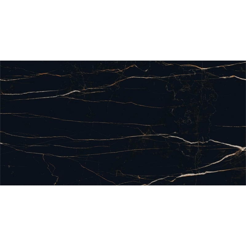 Mexen Flamingo Μαύρο γυαλισμένο γκρε σκληρινόμενο ρ. G1, πλακάκι