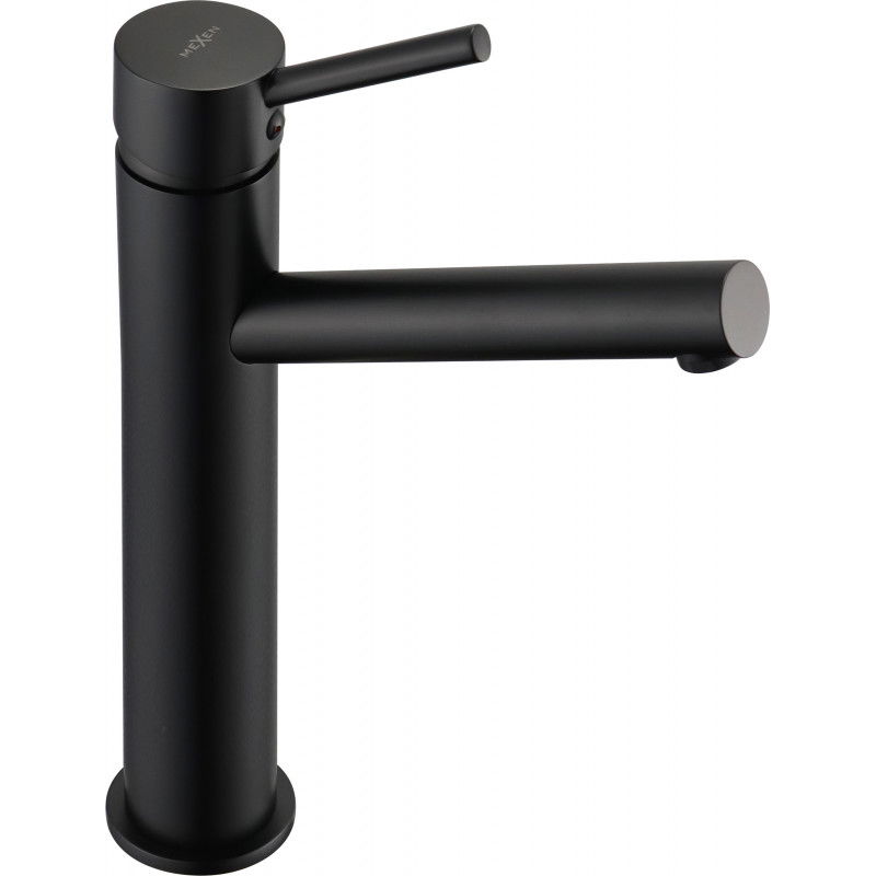 Mexen Eri grifo de lavabo alto, negro - 74210-70