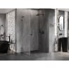 Mexen Lunar-B L kabina prysznicowa uchylna prawa 100 x 80 cm, transparent, gun metal - 832L-100-080-95-00-P