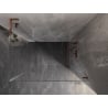 Mexen Lunar-B L desna preklopna tuš kabina 100 x 80 cm, prozirna, ružičasto zlato - 832L-100-080-60-00-P