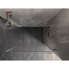 Mexen Lunar-B L dušinurk parempoolne 100 x 80 cm, läbipaistev, roosa kuld - 832L-100-080-60-00-P