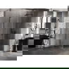 Mexen Lunar-B L douchecabine draaideur rechts 100 x 100 cm, transparant, gun metal - 832L-100-100-95-00-P
