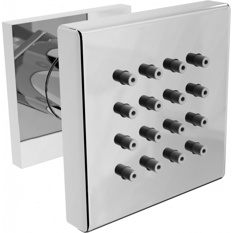 Mexen pinta-asennettava sivusuutin, kromi - 79360-00