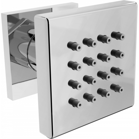Mexen Cube rociador lateral de superficie, cromado - 79360-00